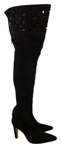 Manolo Blahnik Over the Knee boots size 38.5