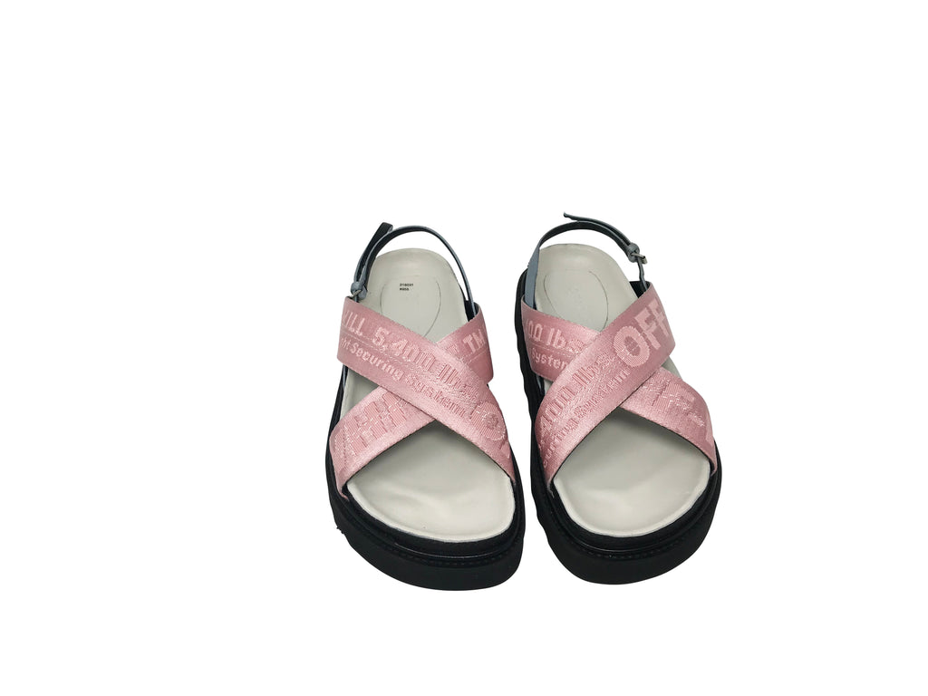 Off White Pink Strap Sandal size 35EU