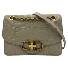 Load image into Gallery viewer, Salvatore Ferragamo Quilted Gancini Flap Bag Peony