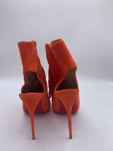 Load image into Gallery viewer, Christian Louboutin Otoka Tassle Suede Sandals in Papaya size EU 40