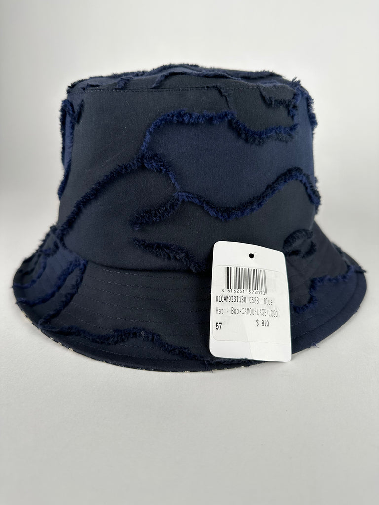 Dior Unisex Camouflage/ Oblique Brim Bucket Hat Navy