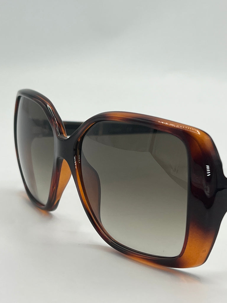 Chloe CE680S Oversized Square Sunglasses tortoise