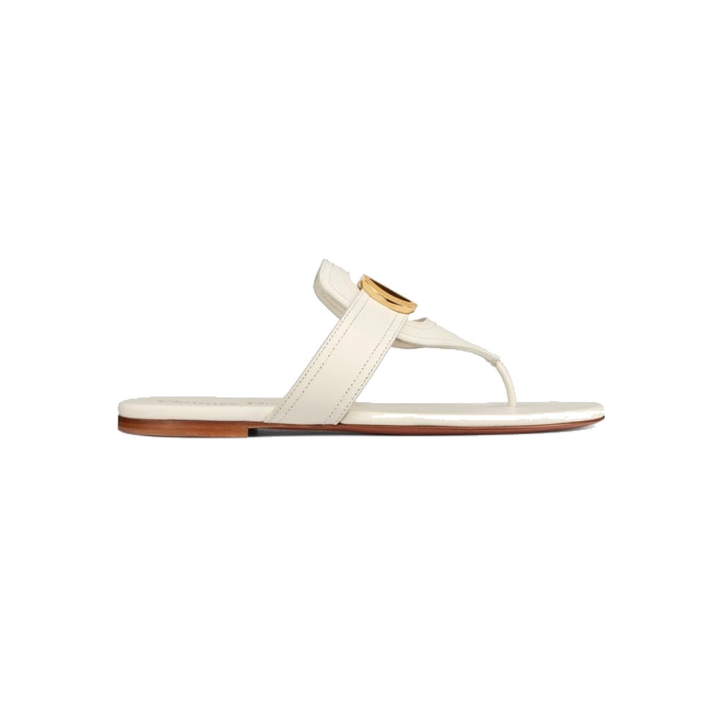 Dior 30 Montaigne Flat Thong Sandal Size 38