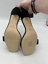 Load image into Gallery viewer, Jimmy Choo MARSAI 90 black suede with crystal buckle size 38