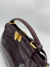 Fendi peekaboo 2025 mini crocodile