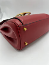Load image into Gallery viewer, Valentino Garavani Small Rockstud Alcove Grainy Calfskin Red/Rouge Pur