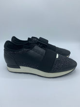 Load image into Gallery viewer, Balenciaga race runner sneakers Black &amp; Sparkly EU 40