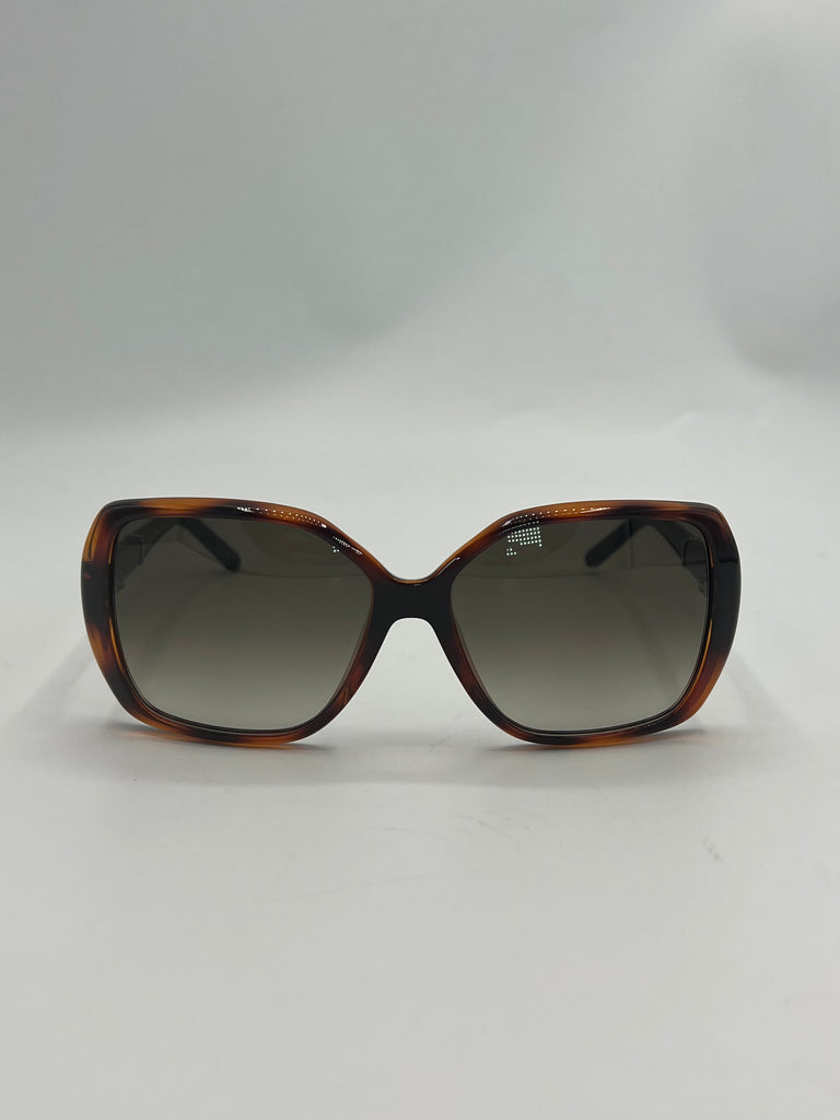 Chloe CE680S Oversized Square Sunglasses tortoise