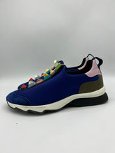 Load image into Gallery viewer, Fendi Neoprene Rainbow Studded Sneaker Size 38EU