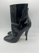 Load image into Gallery viewer, Valentino Patent Killer Stud Ankle Boots Size 40EU Black