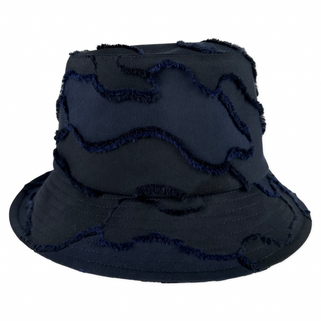 Dior Unisex Camouflage/ Oblique Brim Bucket Hat Navy