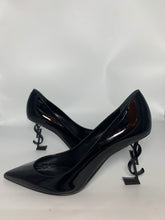 Load image into Gallery viewer, Saint Laurent Opyum Heels  size 37EU Black Patent Leather