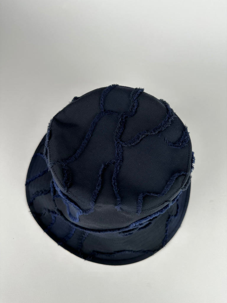 Dior Unisex Camouflage/ Oblique Brim Bucket Hat Navy