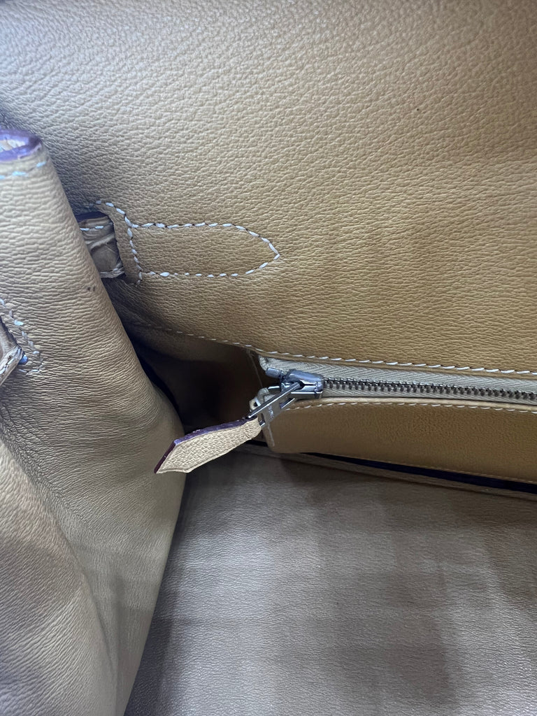 Hermes Birkin 35 Paille Yellow Matte Alligator Mississippiensis PHW