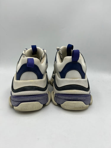 Balenciaga Triple S Blue Purple Black White Size 35EU