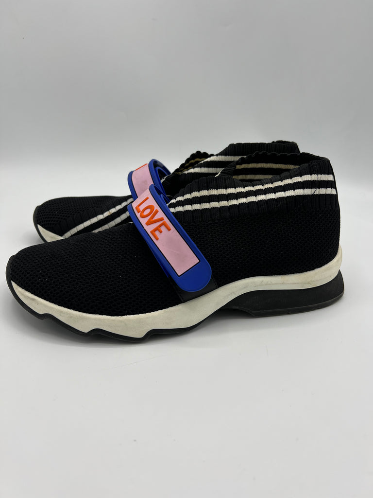 Fendi Rockoko Fendi Love Sneaker Navy/pink Size 36EU