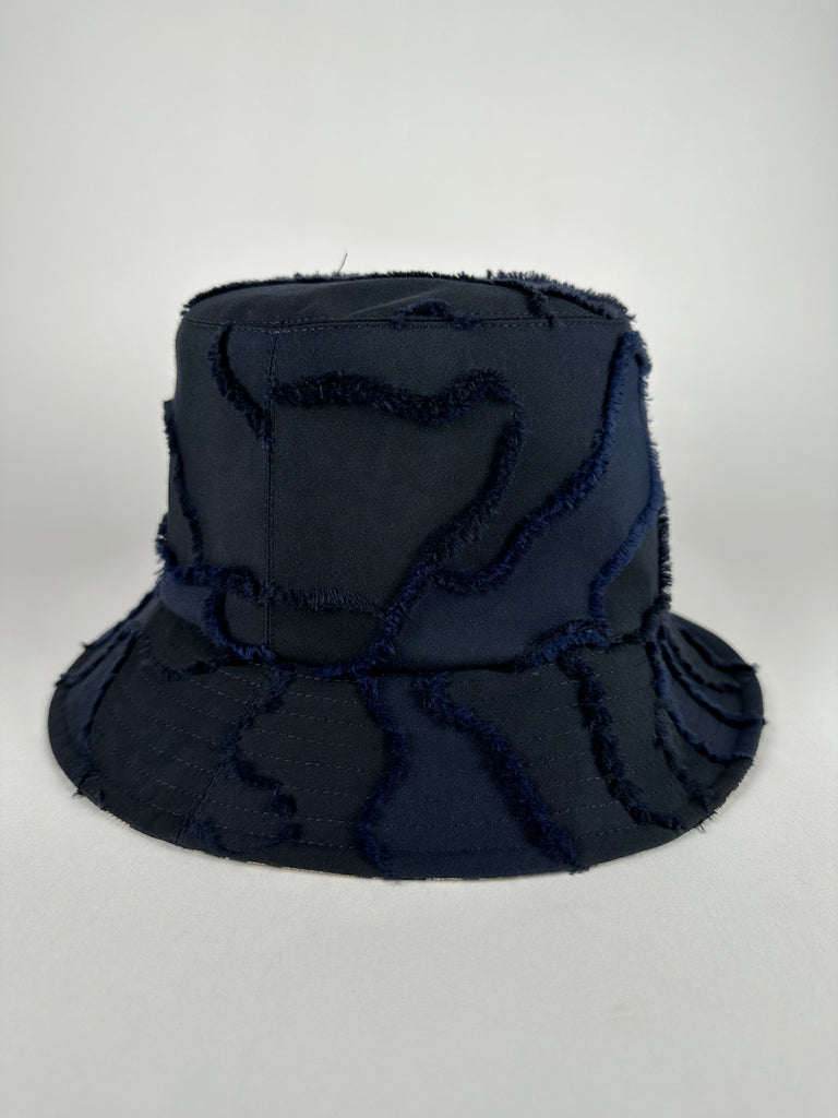 Dior Unisex Camouflage/ Oblique Brim Bucket Hat Navy