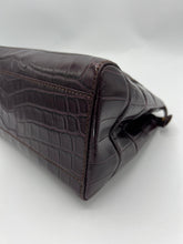 Load image into Gallery viewer, Fendi Mini Peekaboo Crocodile Dark Purple/Burgundy