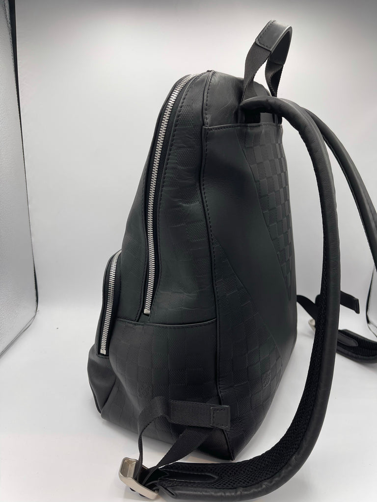 damier infini leather backpack Louis Vuitton Damier Infini Leather Onyx Avenue Backpack – Sacdelux
