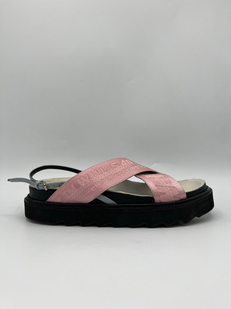 Off White Pink Strap Sandal size 35EU