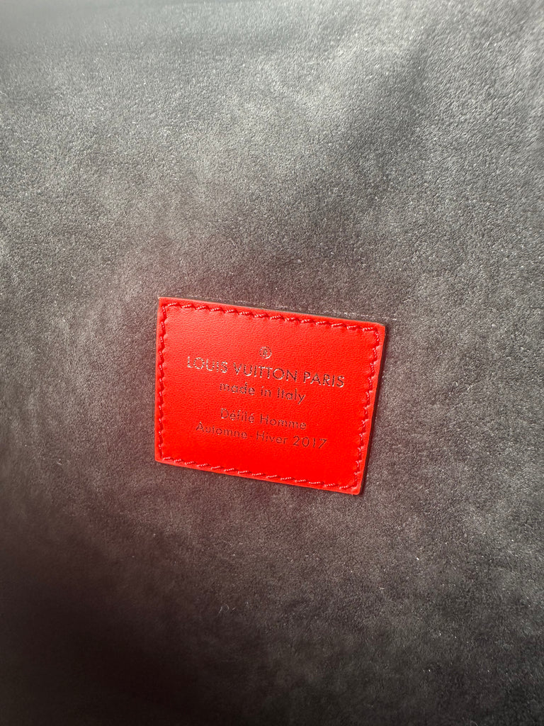 Louis Vuitton X Supreme Bumbag Epi Red