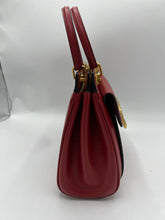 Load image into Gallery viewer, Valentino Garavani Small Rockstud Alcove Grainy Calfskin Red/Rouge Pur
