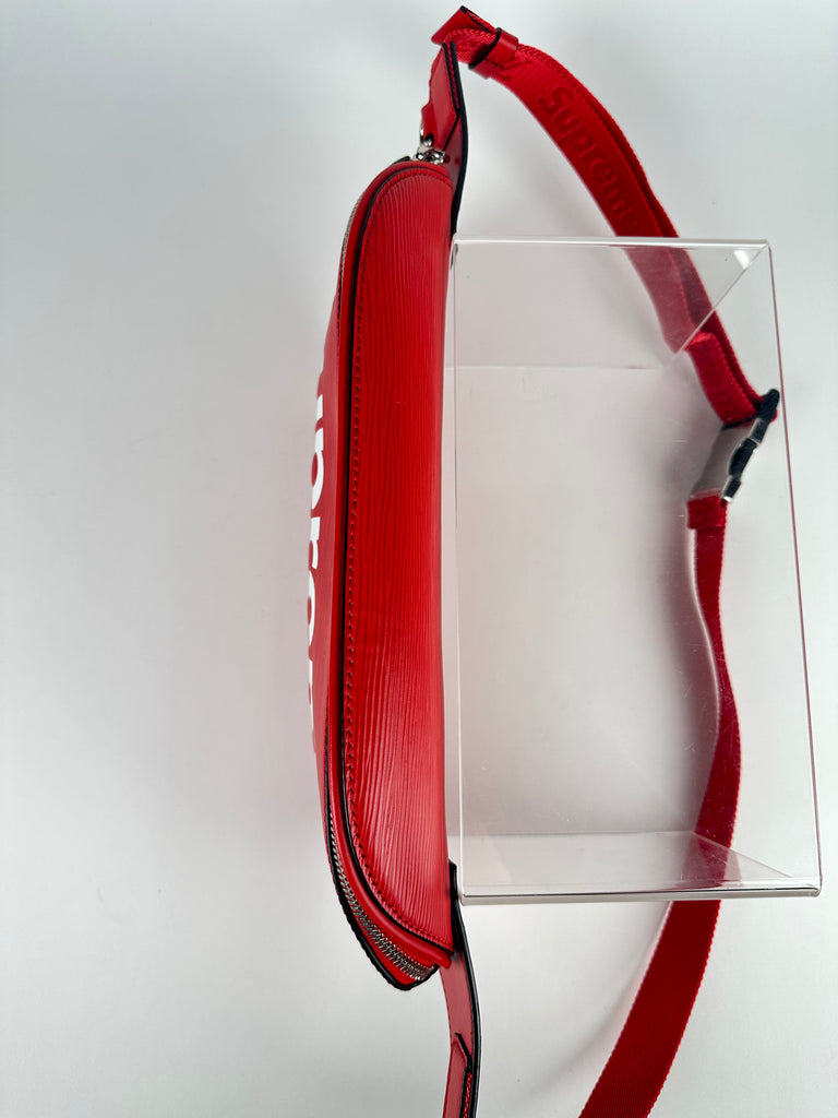 Louis Vuitton Supreme Red EPI Leather iPhone 7 Folio Case 1LV721